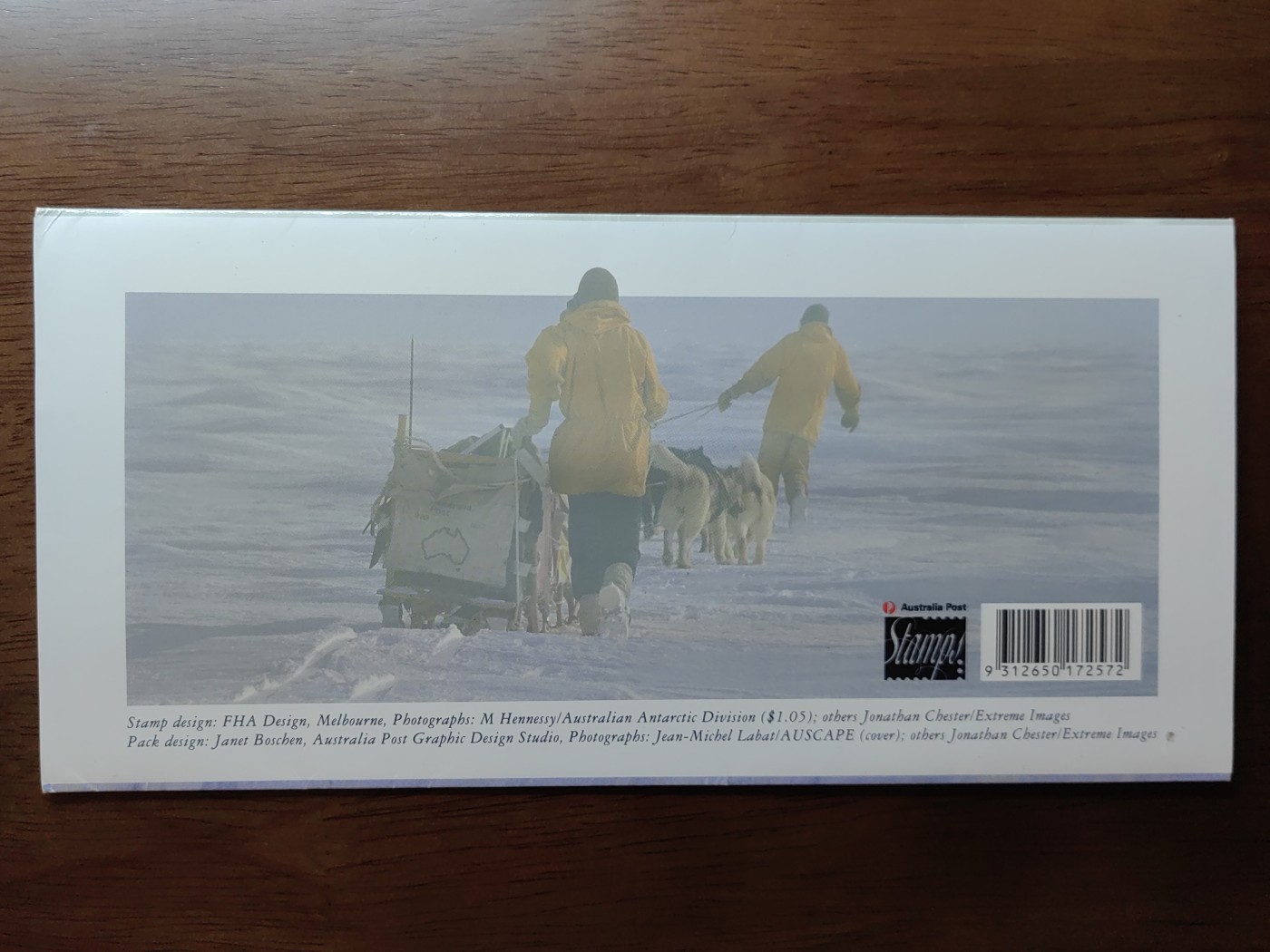 外国邮和小本票精品专场（秒杀和拍卖）第①⑥场 澳属南极1994年 极地雪橇犬一套 （全新邮票无邮戳，小本票非邮折）