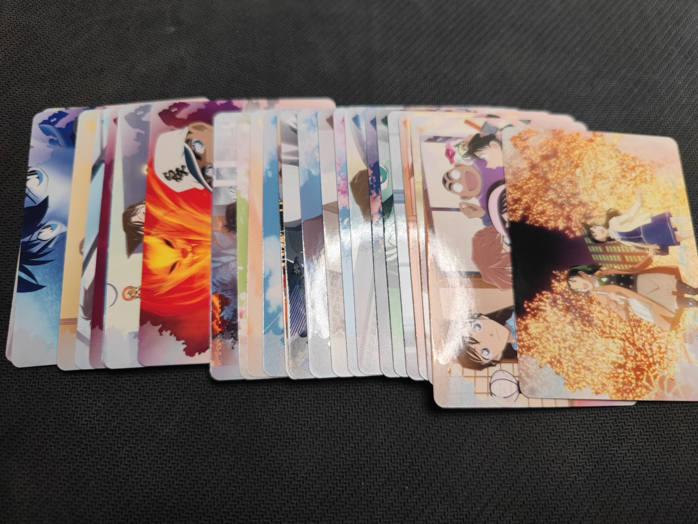 妖精的尾巴卡牌拍卖第三场 卡游名侦探柯南N卡剧情卡一套30张