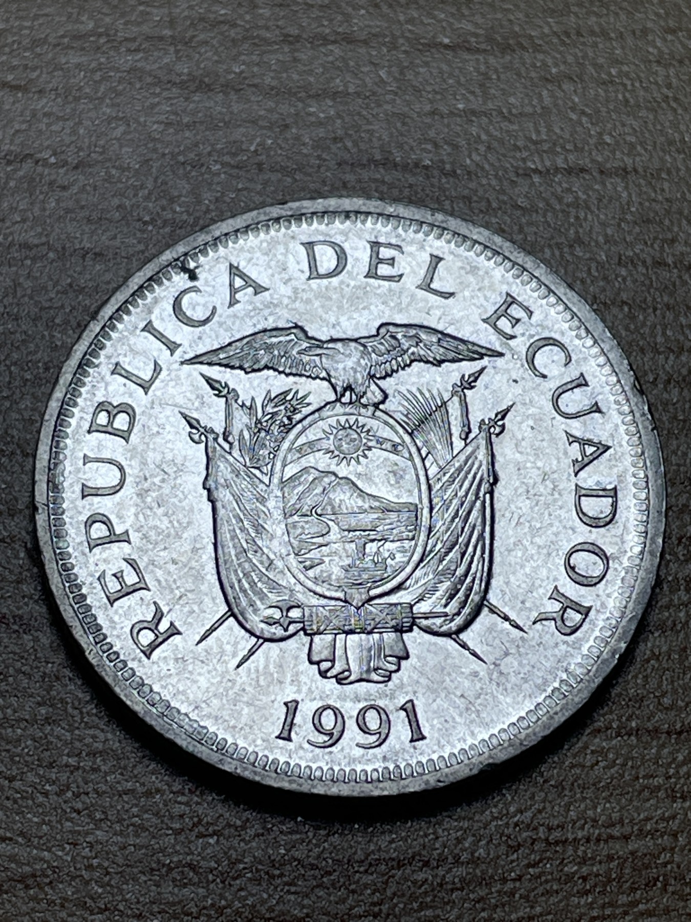 神仙姐姐散币专场第三期（无佣金，预留一期） 1991年厄瓜多瓜50分