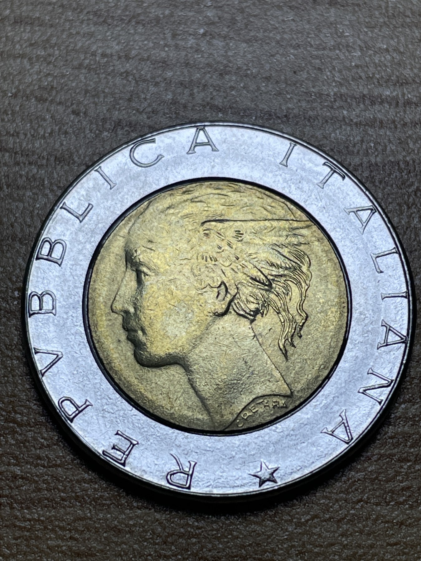 神仙姐姐散币专场第三期（无佣金，预留一期） 1991年意大利500里拉双色币