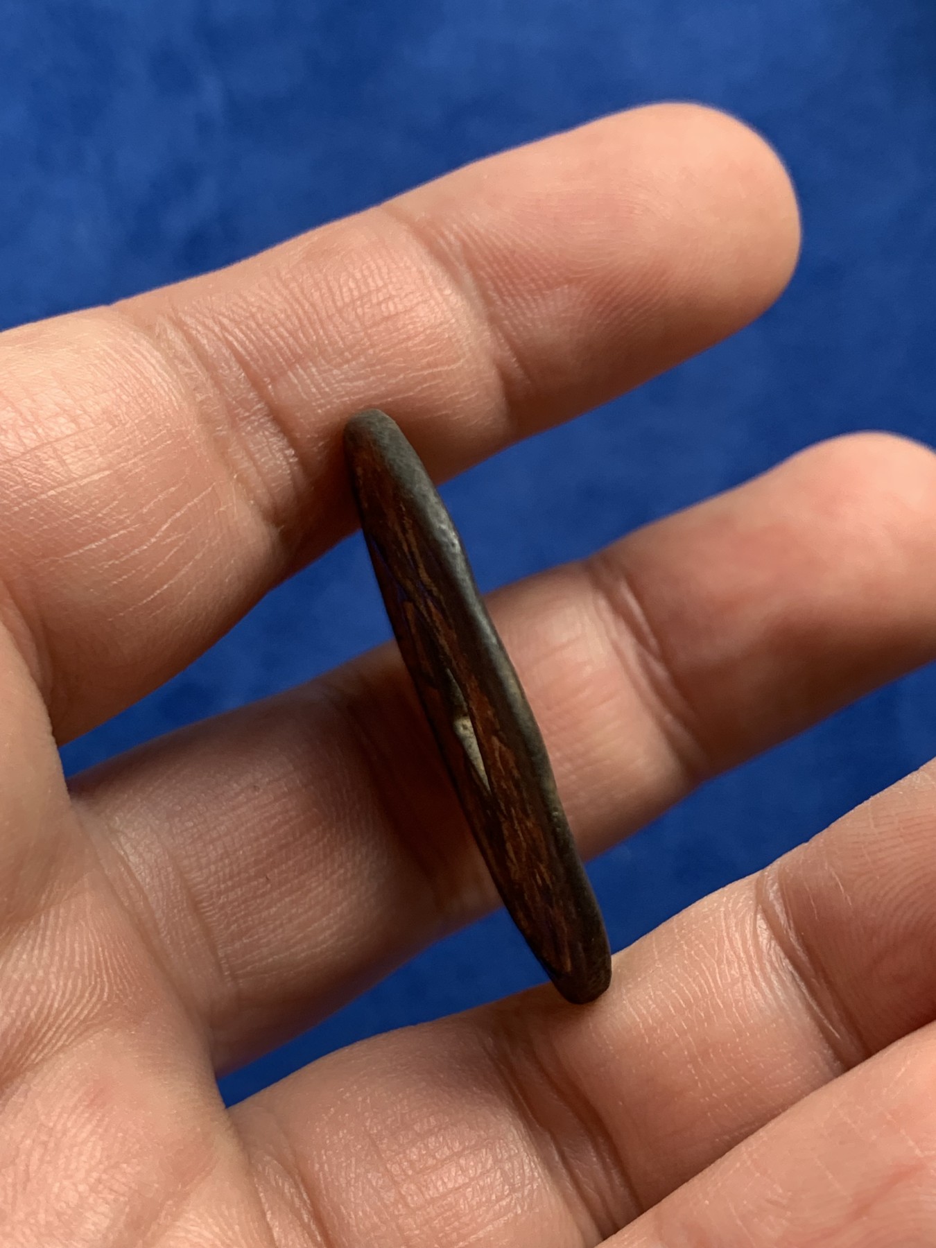 《竞宝斋》第208场-周日，周一 2场 (全场包邮) 清 咸丰重宝 宝浙当十一枚 水坑品 12.2克 36mm 细节见图 厚1.6-2.1mm