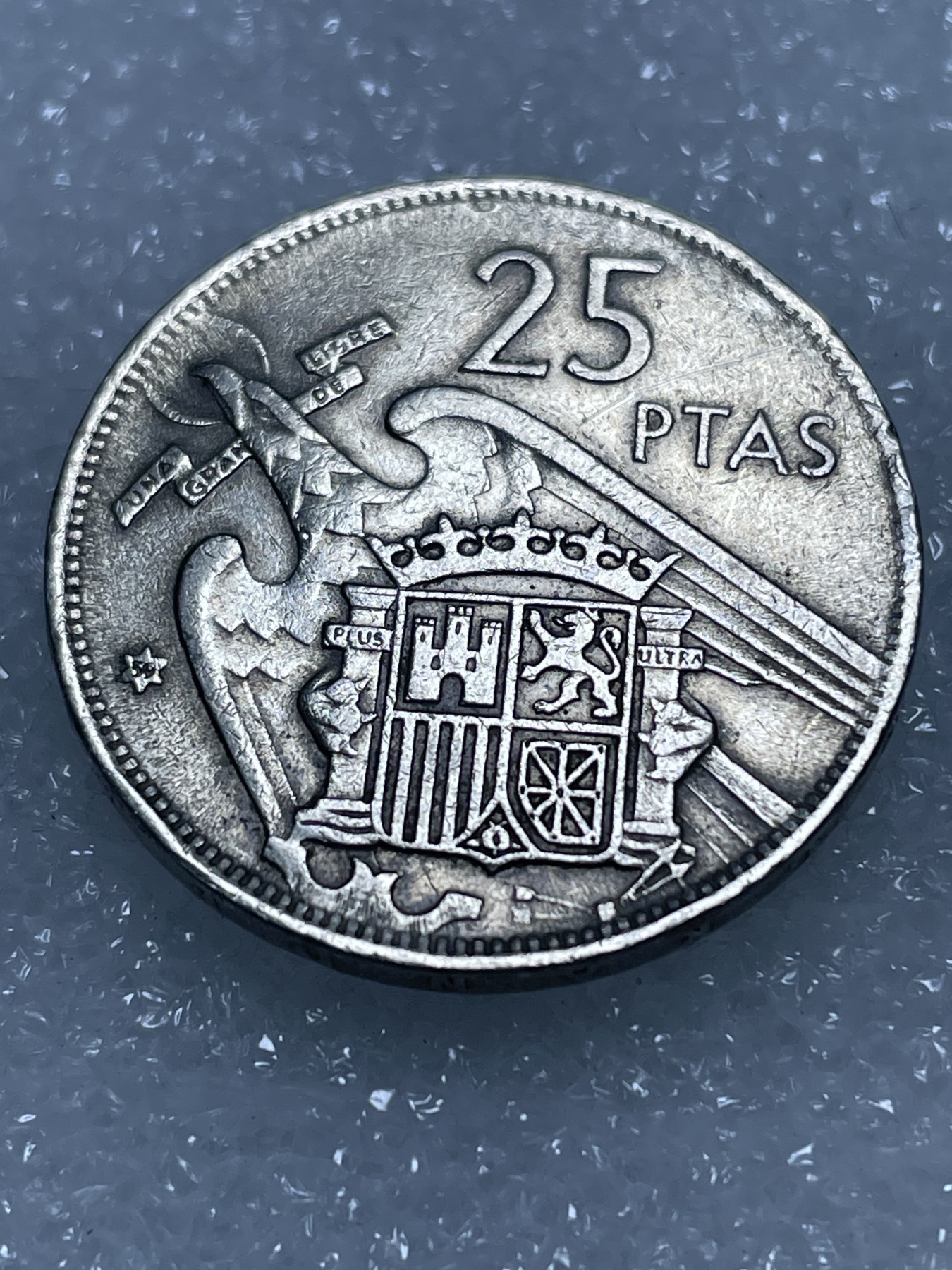 神仙姐姐散币专场第三期（无佣金，预留一期） 1957年西班牙25比塞塔