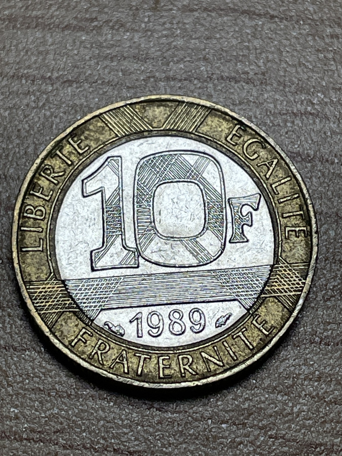 神仙姐姐散币专场第三期（无佣金，预留一期） 1989年法国10法郎双色币