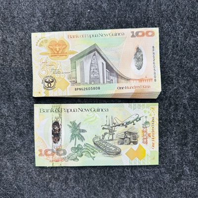 巴布亚新几内亚2008年100基纳Hybrid复合钞，无47 - 巴布亚新几内亚2008年100基纳Hybrid复合钞，无47