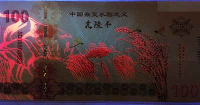 全新各种纪念券（正反特强荧光，实物比照片更加漂亮） 中国杂交水稻之父袁隆平