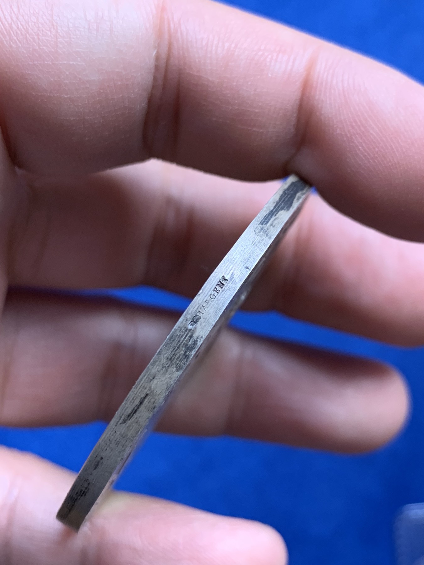 《竞宝斋》第208场-周日，周一 2场 (全场包邮) 法国军事战争准备银章 49.7mm 63.3g 边铭丰饶角银标 品相不错（送磁吸木盒）