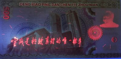 全新各种纪念券（正反特强荧光，实物比照片更加漂亮） 邓小平诞辰115周年纪念