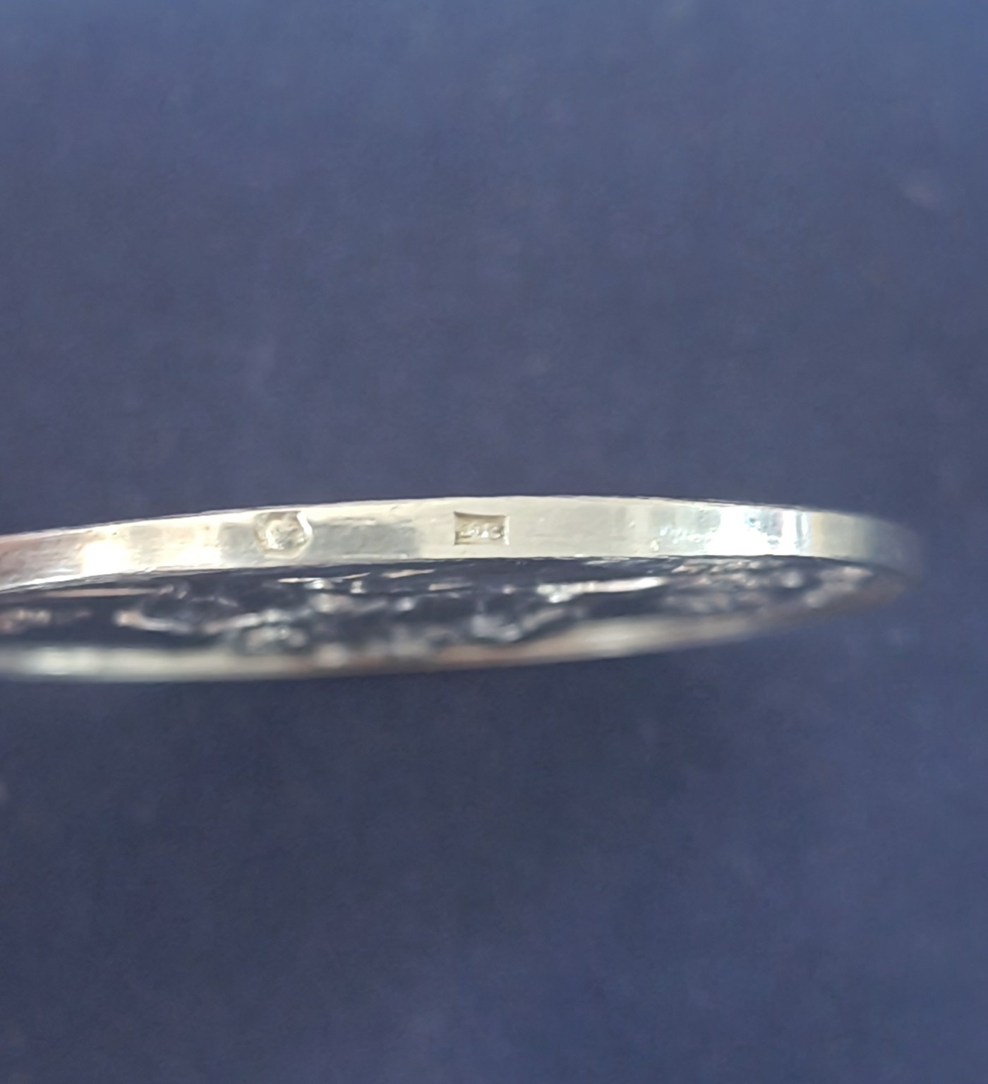 外国章牌第十八期 奥地利洗礼银章，天使婴儿， 42mm，边缘银标