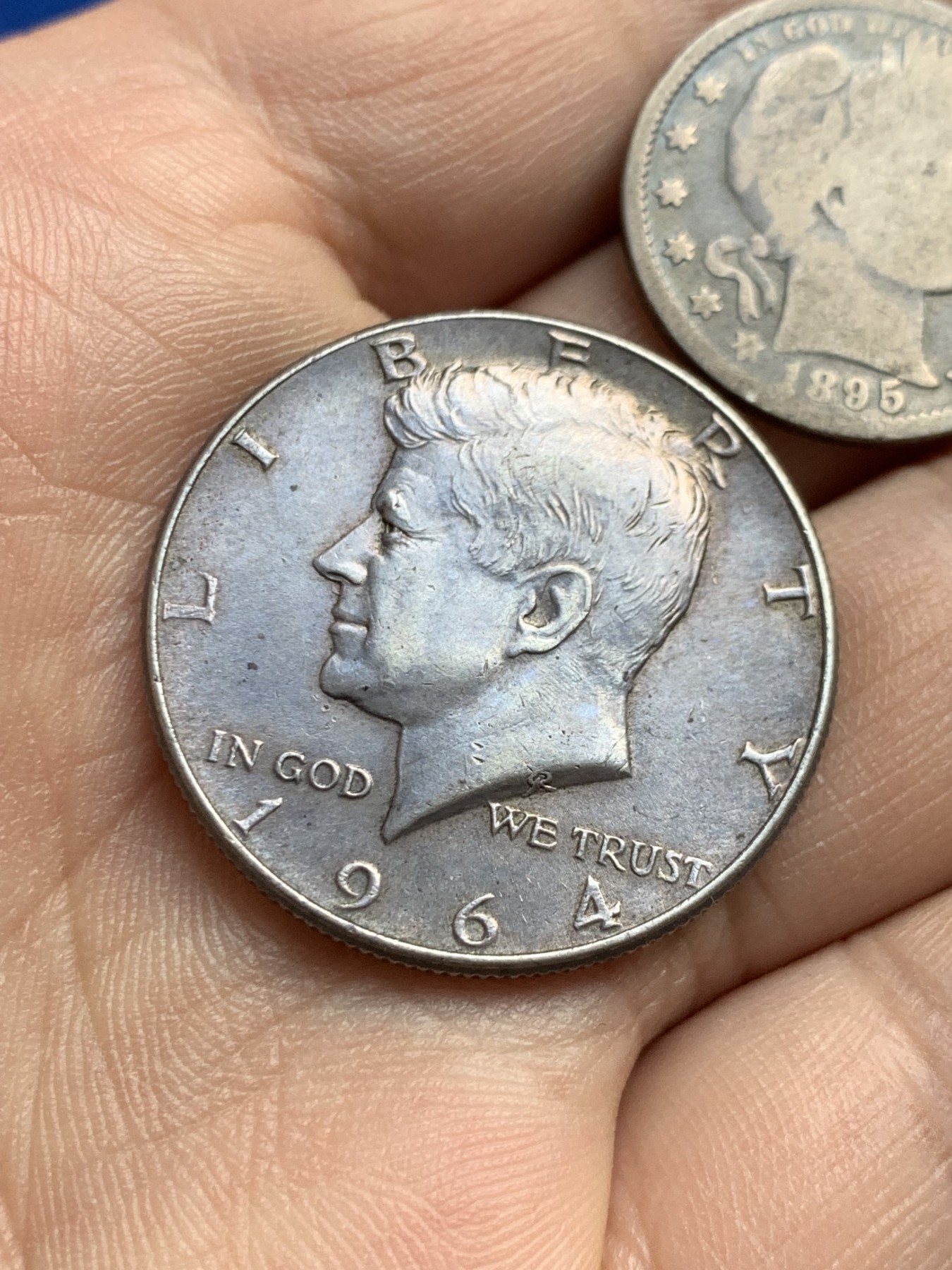 《竞宝斋》第208场-周日，周一 2场 (全场包邮) 两枚一组 美国25，50美分高银银币