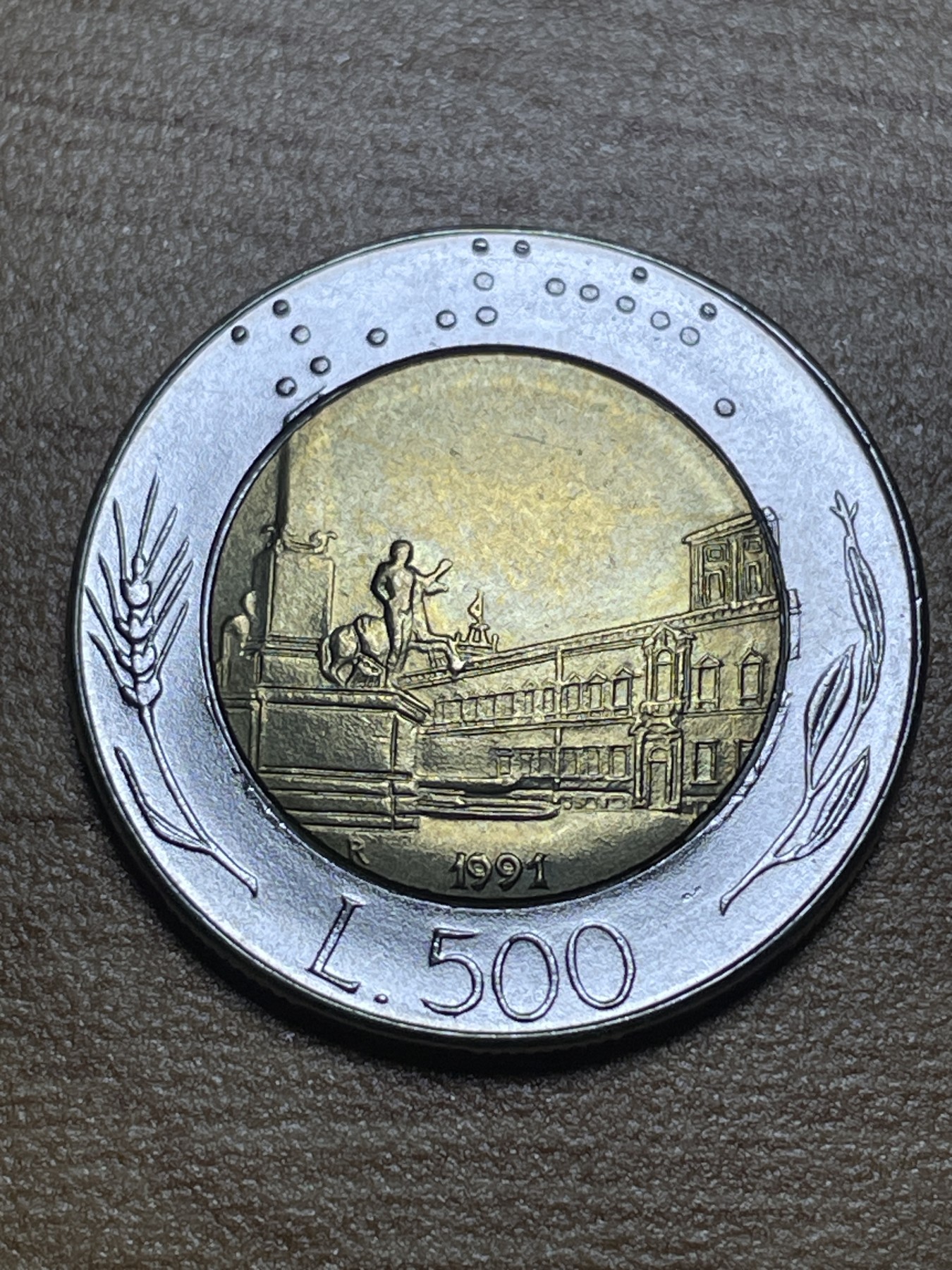 神仙姐姐散币专场第三期（无佣金，预留一期） 1991年意大利500里拉双色币