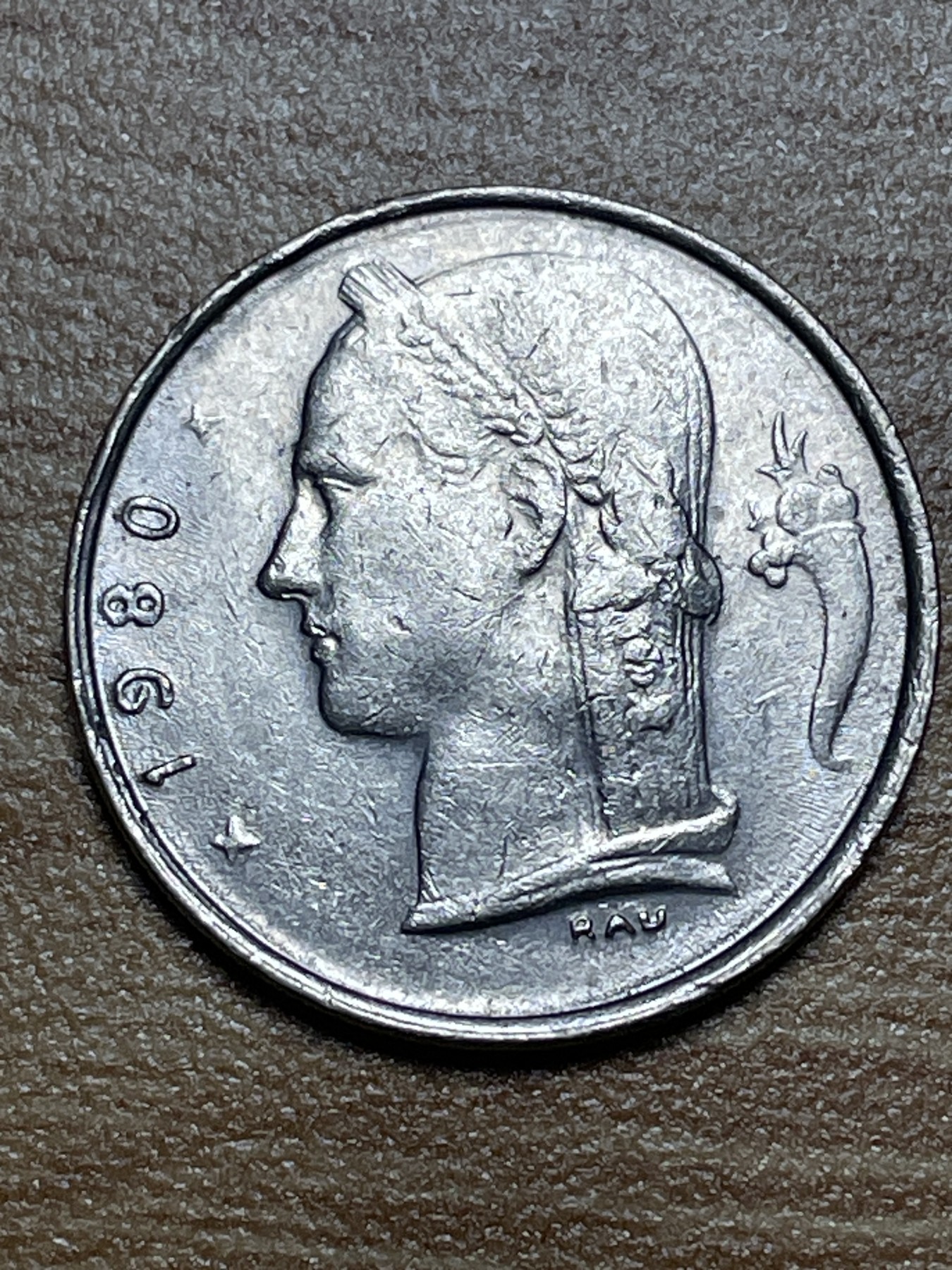 神仙姐姐散币专场第三期（无佣金，预留一期） 1980年比利时1法郎