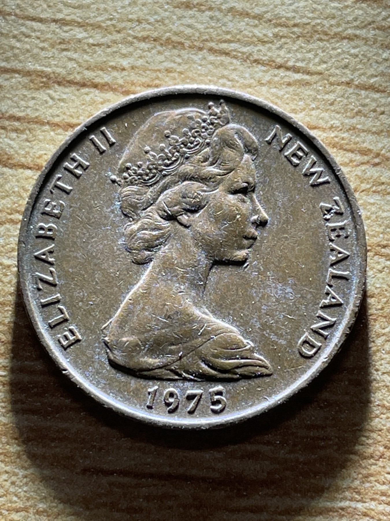 神仙姐姐散币专场第三期（无佣金，预留一期） 1975年新西兰2分铜玲花