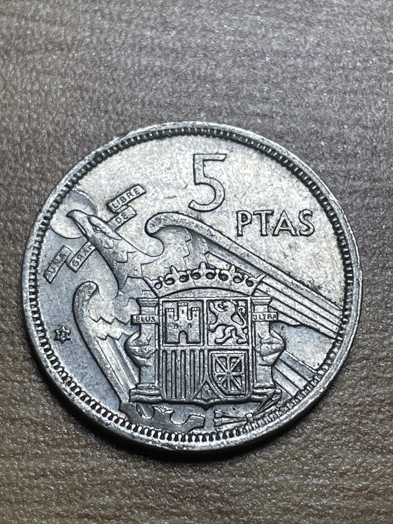 神仙姐姐散币专场第三期（无佣金，预留一期） 1957年西班牙5比塞塔