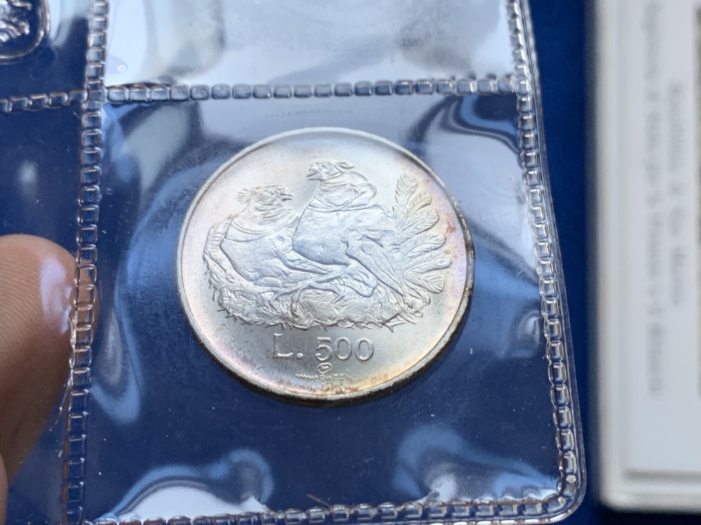 《竞宝斋》第208场-周日，周一 2场 (全场包邮) 圣马力诺1974套币，含一枚500里拉银币 原盒证