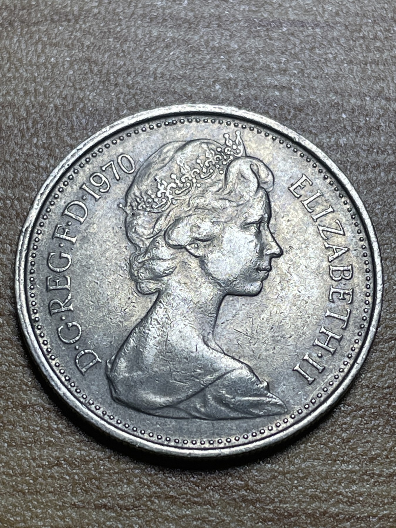 神仙姐姐散币专场第三期（无佣金，预留一期） 1970年英国大5便士