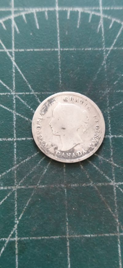 外国硬币初藏散币银币第6场。 - 加拿大5分银币1893年。