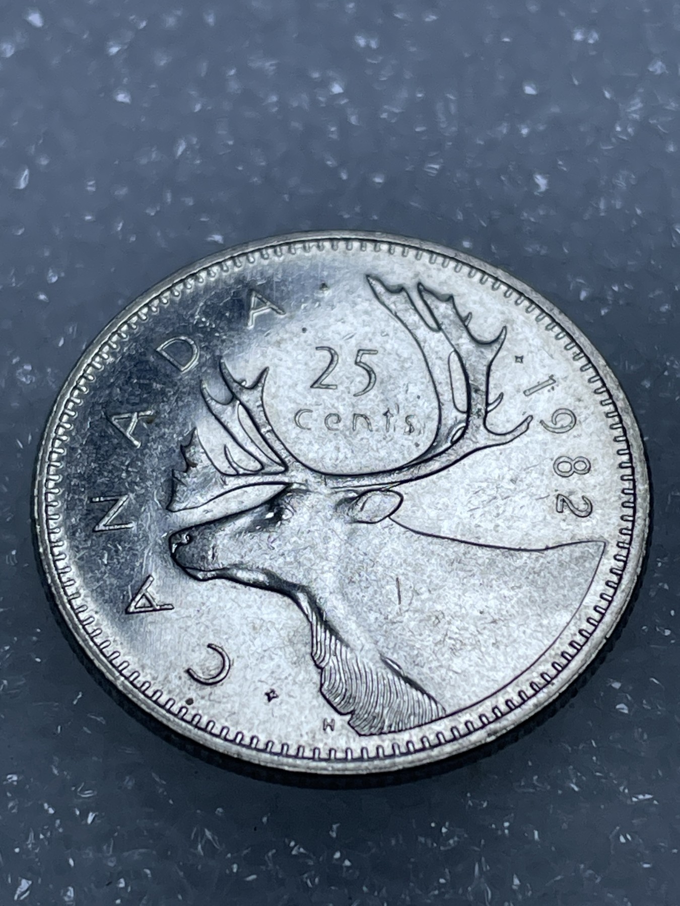 神仙姐姐散币专场第三期（无佣金，预留一期） 1982年加拿大25分麋鹿版