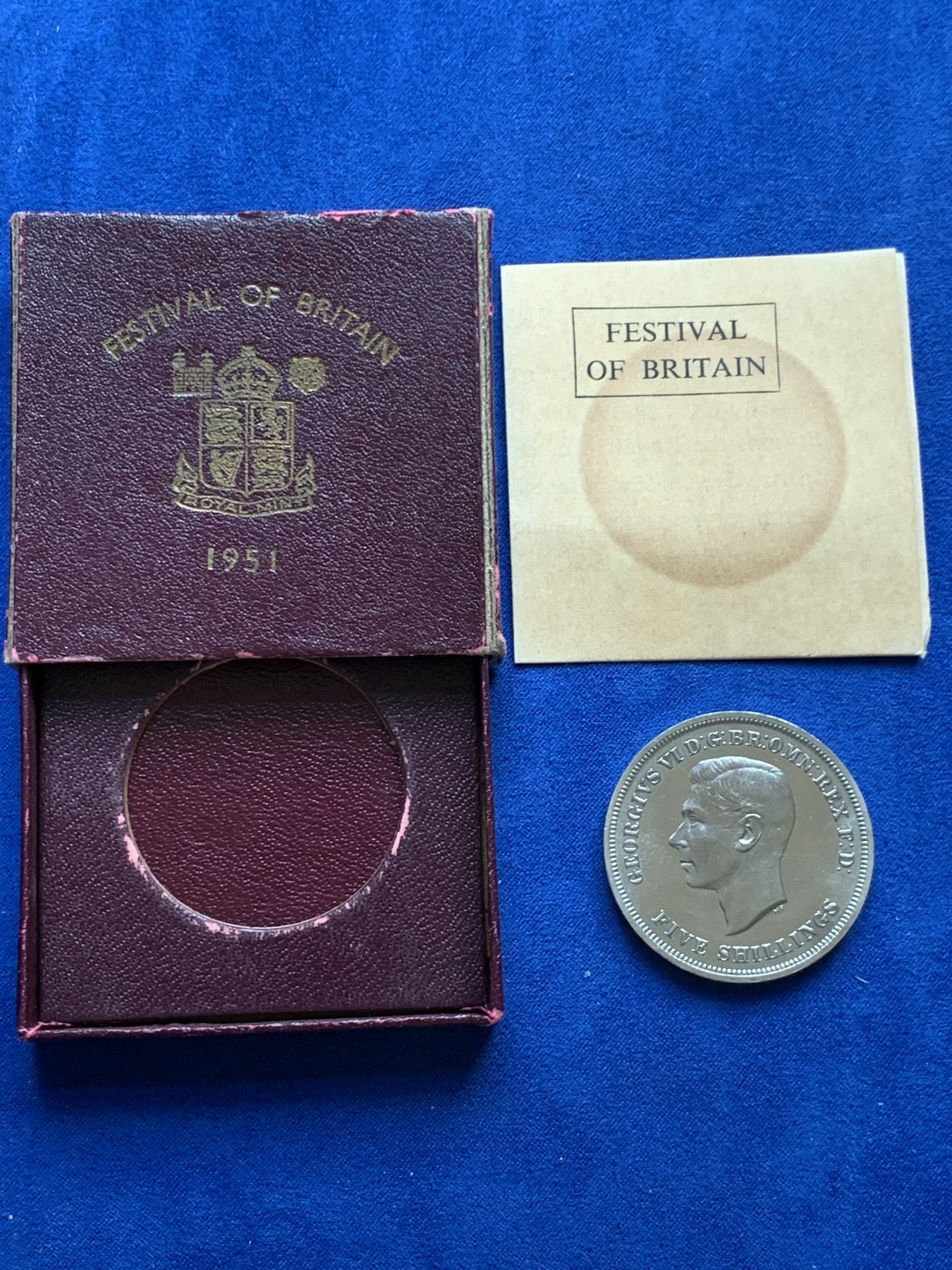 《竞宝斋》第208场-周日，周一 2场 (全场包邮) 英国 最后的 镍马剑 1951 带红盒 细节见图