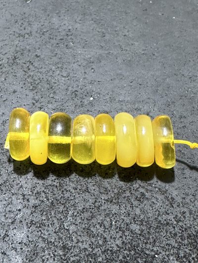 精美天然大尺寸乌克兰蜜蜡随形隔片一组 - 精美天然大尺寸乌克兰蜜蜡随形隔片一组