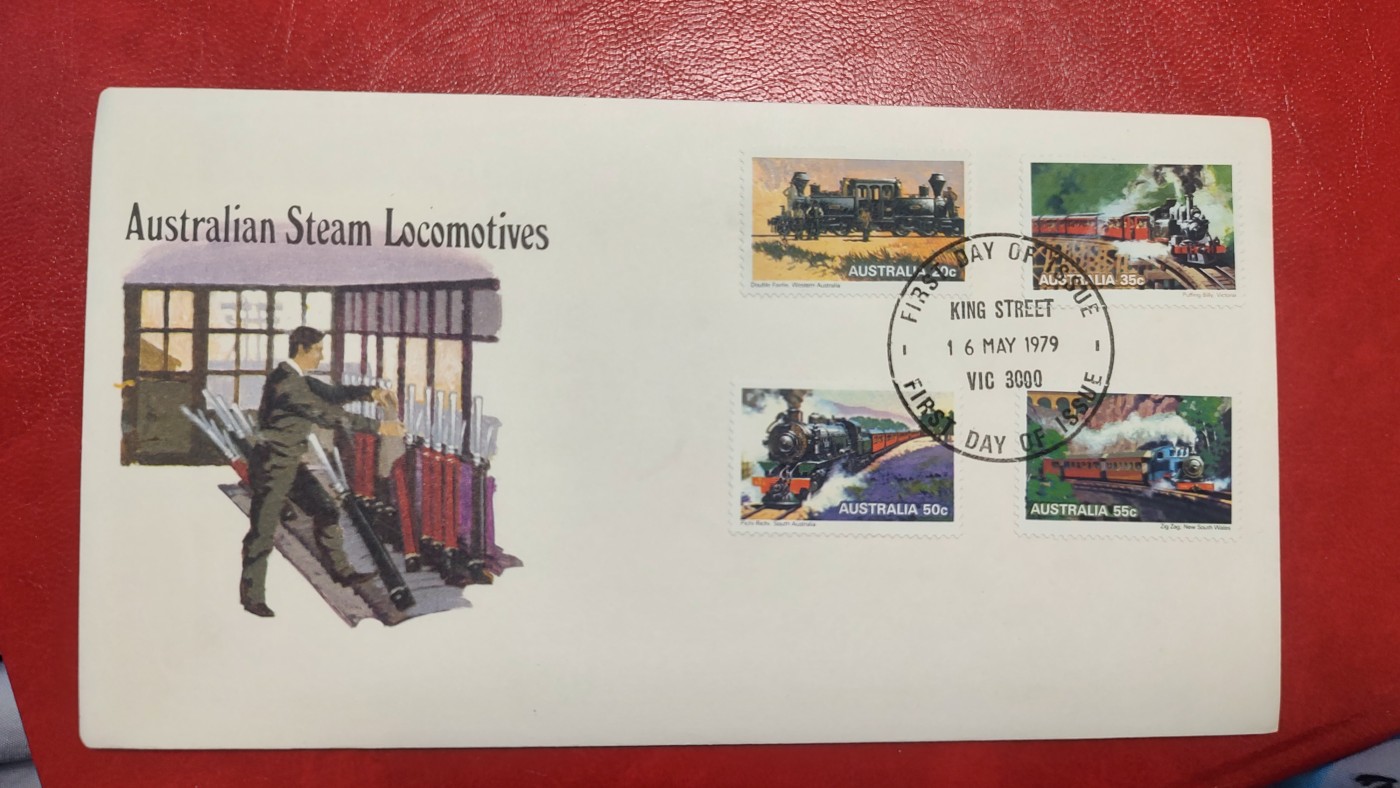 一月邮币社第六期拍卖国际邮票专场 1979年澳大利亚火车套票首日封