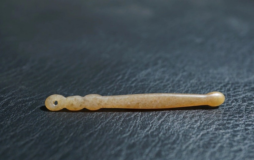 特色精选｜拍卖专场 明清工老和田玉耳扒｜尺寸详见图八