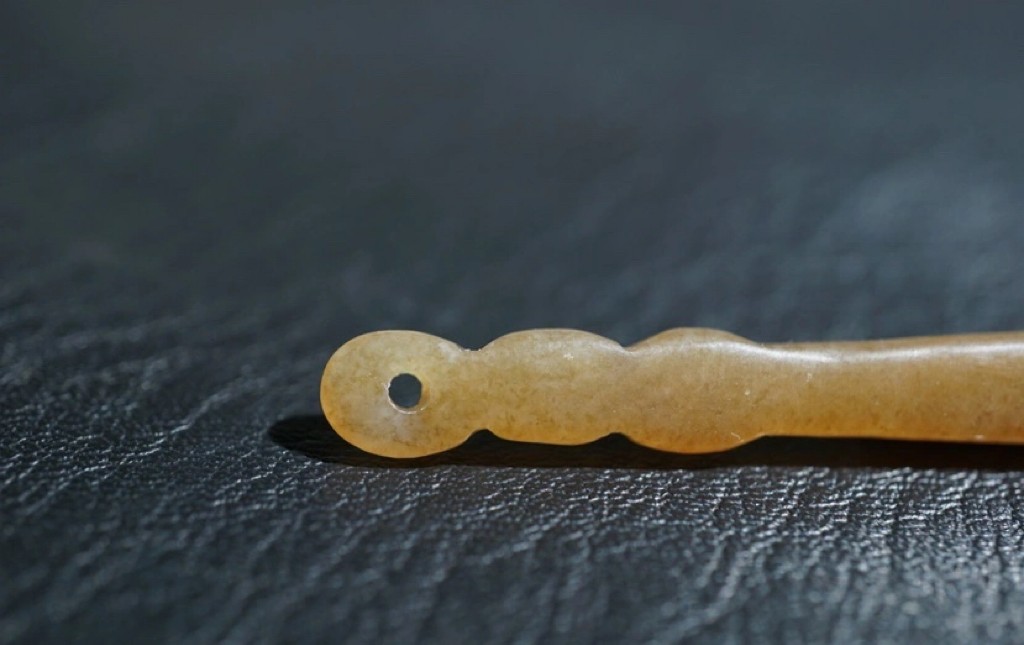 特色精选｜拍卖专场 明清工老和田玉耳扒｜尺寸详见图八