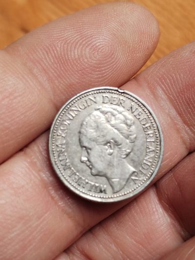 1941年 荷兰25分银币。 - 1941年 荷兰25分银币。