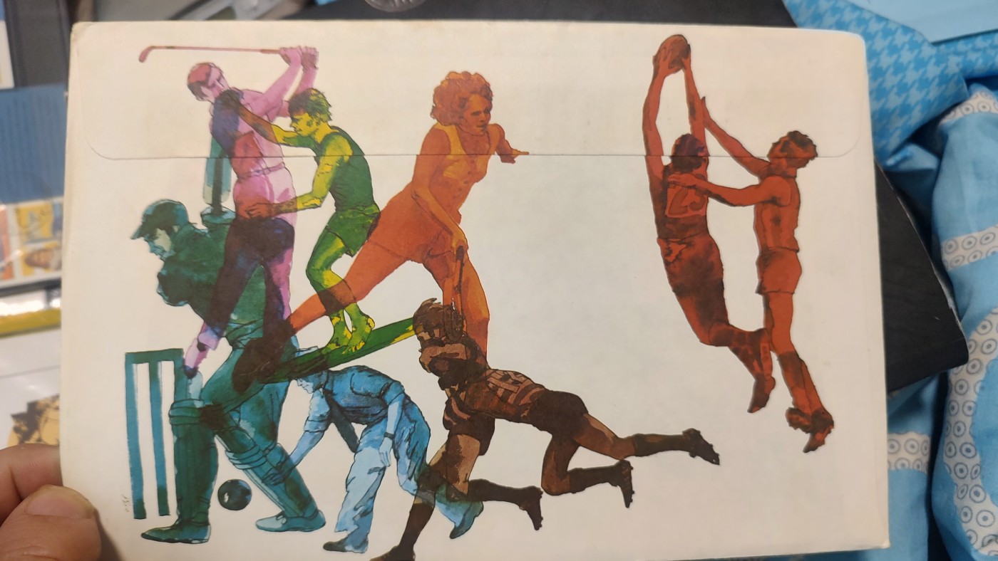 一月邮币社第六期拍卖国际邮票专场 澳大利亚球类运动套票带涵