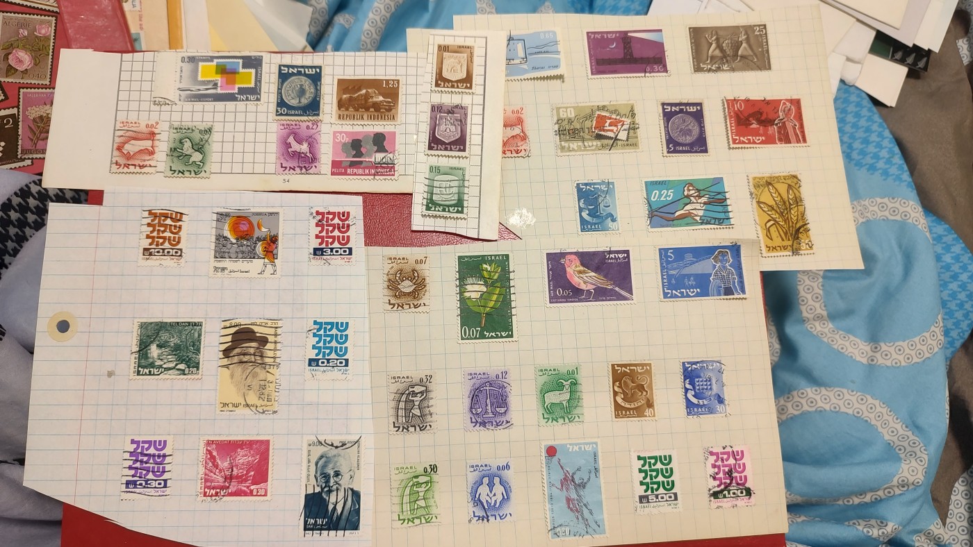 一月邮币社第六期拍卖国际邮票专场 以色列老信销