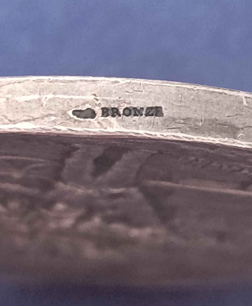 外国章牌第十八期 果树协会镀银铜章，直径 5cm