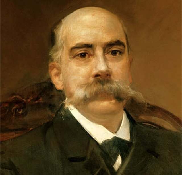 外国章牌第十八期 1899 年西班牙镀银铜章悼念 Emilio Castelar 逝世。 雕刻师：Gottuzzo，76.35 克， Ø60 毫米
