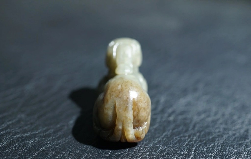 特色精选｜拍卖专场 苏工老和田玉貔貅挂件｜尺寸详见图八