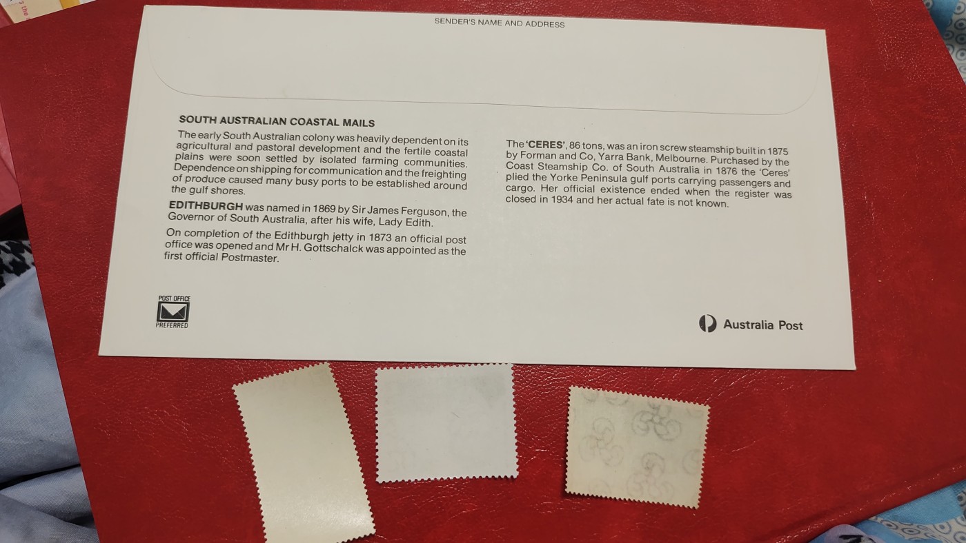 一月邮币社第六期拍卖国际邮票专场 澳洲帆船首日封和多国新票