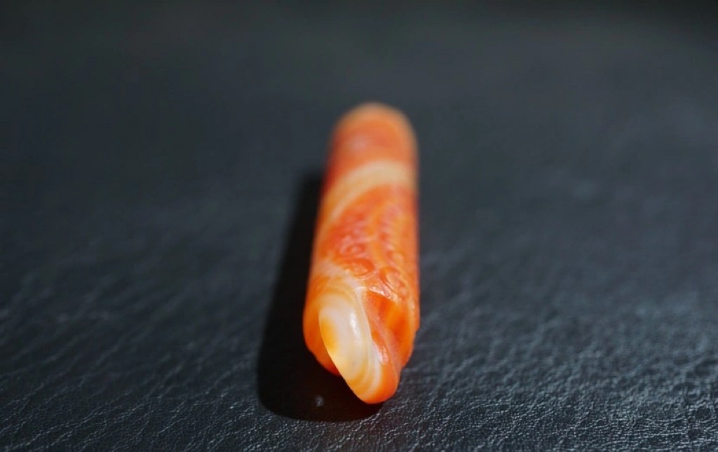 特色精选｜拍卖专场 老玛瑙满工团寿翎管挂件｜尺寸详见图九