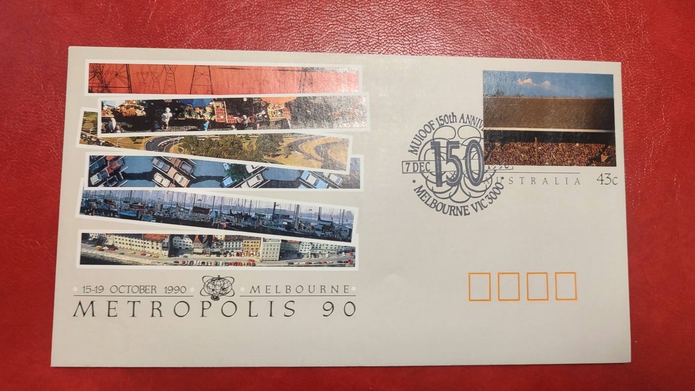 一月邮币社第六期拍卖国际邮票专场 澳大利亚150周年纪念邮资首日封