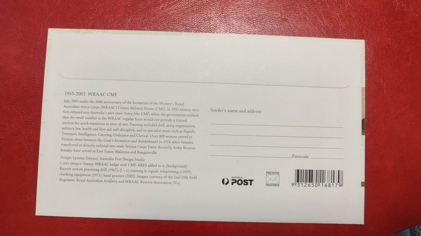 一月邮币社第六期拍卖国际邮票专场 澳大利亚军人邮资新封