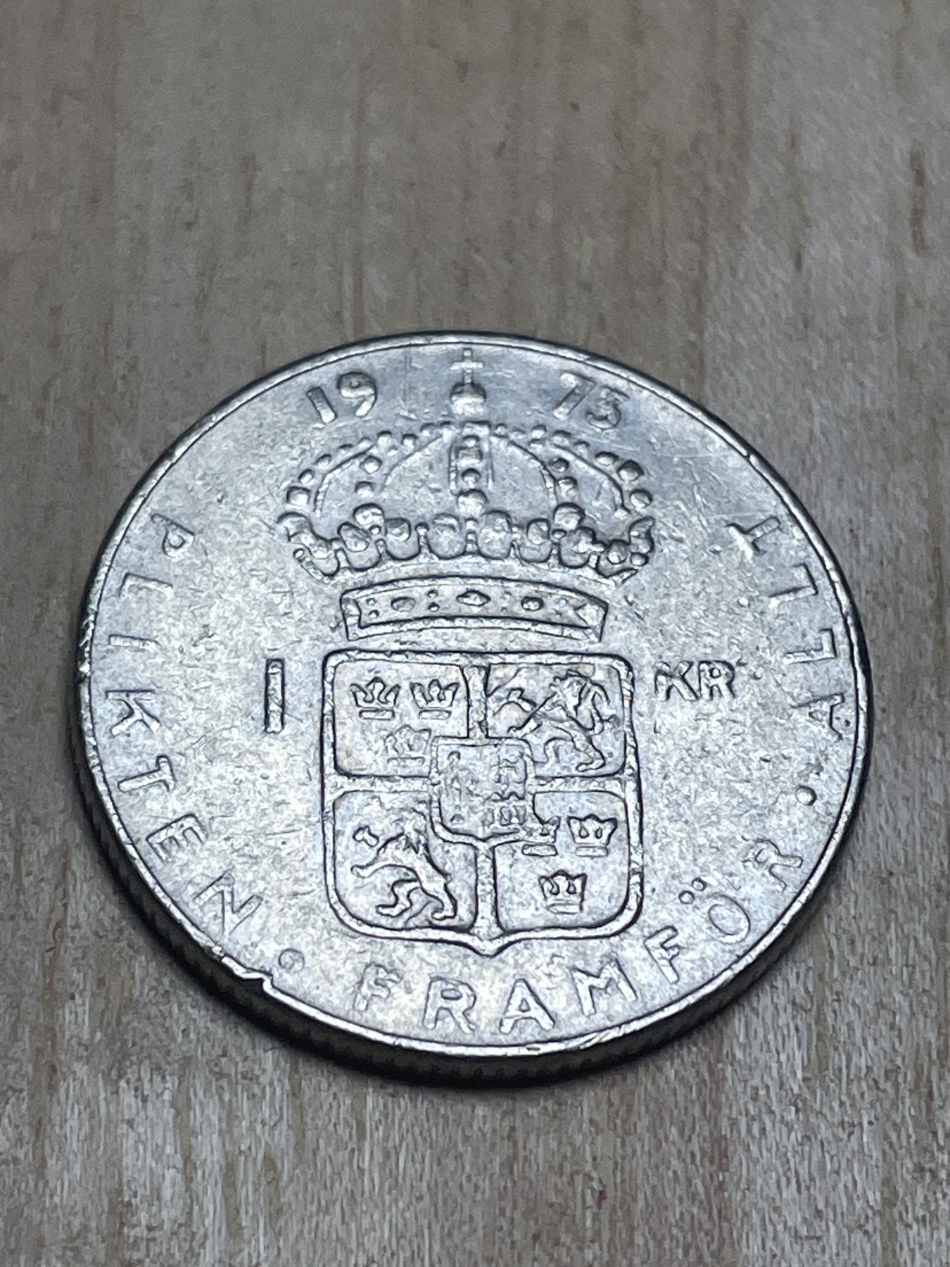 神仙姐姐散币专场第四期（无佣金，预留一期） 1975年瑞典1克朗