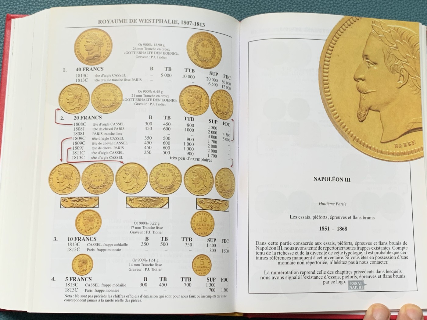 《竞宝斋》第209场-周日，周一 2场 (全场包邮) Gadoury法国硬币目录红皮书(1789-2017) 579页