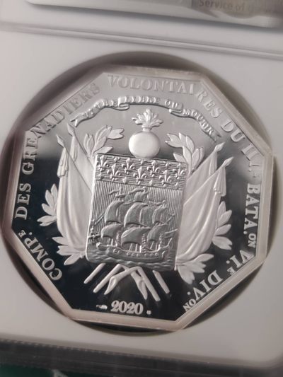 燕姐换藏第63拍 法国2020年Lafayette25欧元银币