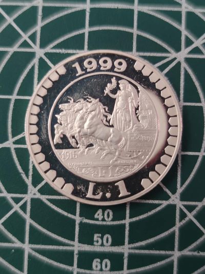 燕姐换藏第63拍 意大利1999年一里拉纪念银币