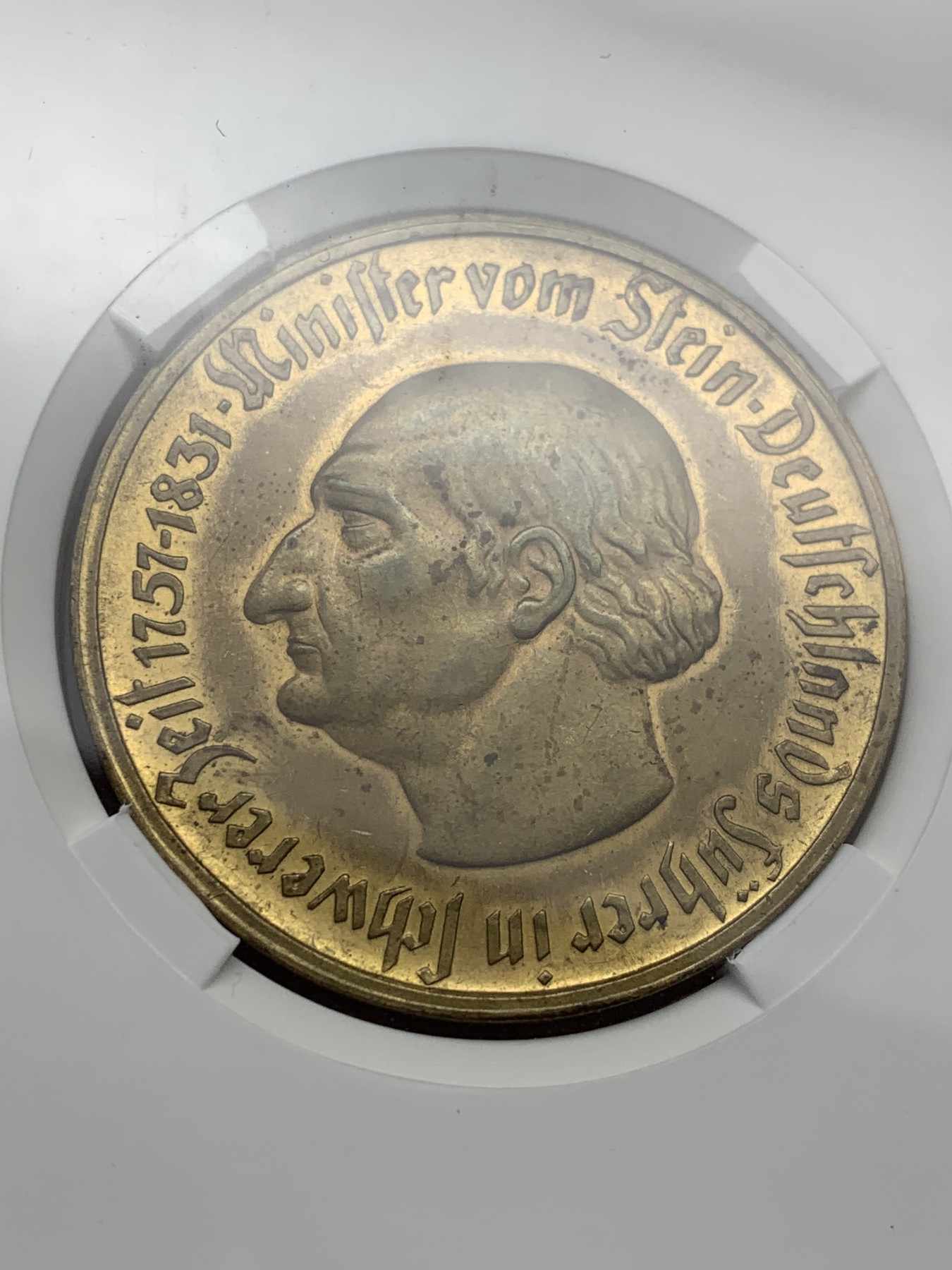 《竞宝斋》第209场-周日，周一 2场 (全场包邮) CSIS国评XF45 德国1923德紧5000万马克