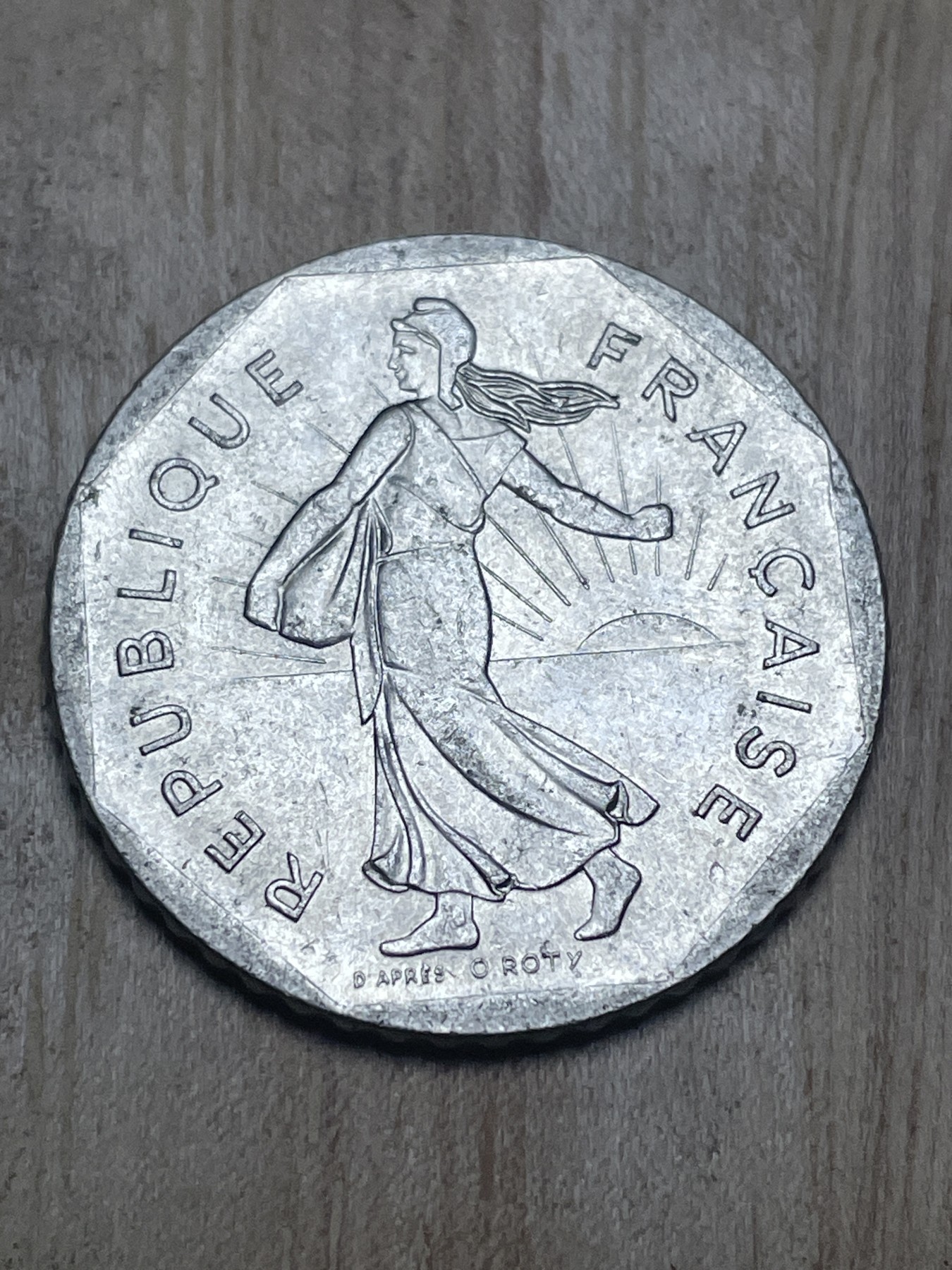 神仙姐姐散币专场第四期（无佣金，预留一期） 1979年法国播种女神2法郎