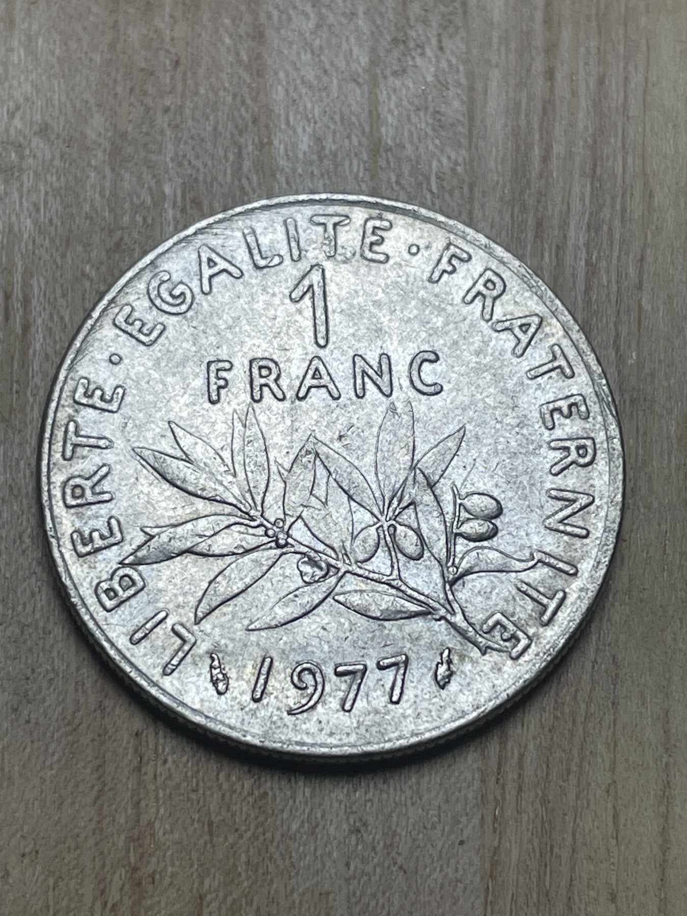 神仙姐姐散币专场第四期（无佣金，预留一期） 1977年法国播种女神1法郎