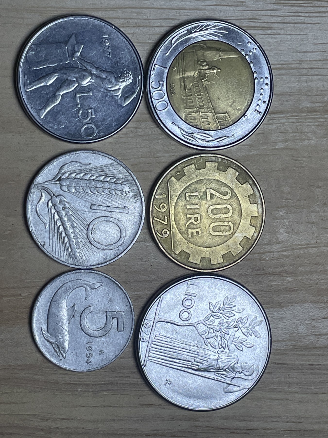 神仙姐姐散币专场第四期（无佣金，预留一期） 意大利5-10分，50里拉-500里拉一组