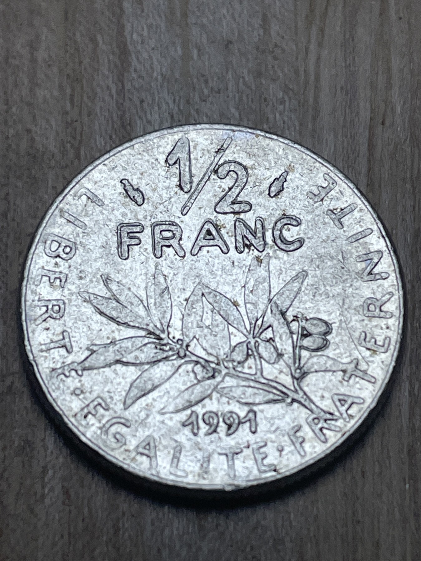 神仙姐姐散币专场第四期（无佣金，预留一期） 1991年法国1/2法郎