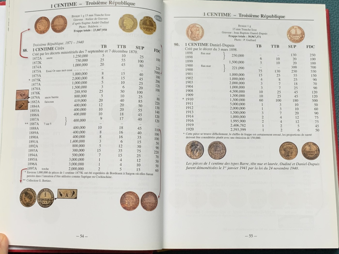 《竞宝斋》第209场-周日，周一 2场 (全场包邮) Gadoury法国硬币目录红皮书(1789-2017) 579页