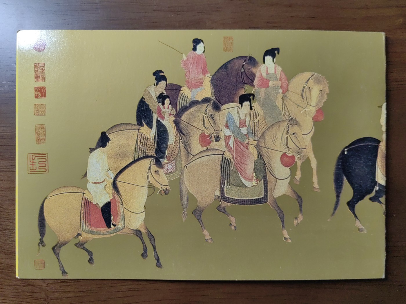 中国：纪念邮折专场（秒杀）第①⑦场 1995-8 古代名画《虢国夫人游春图》