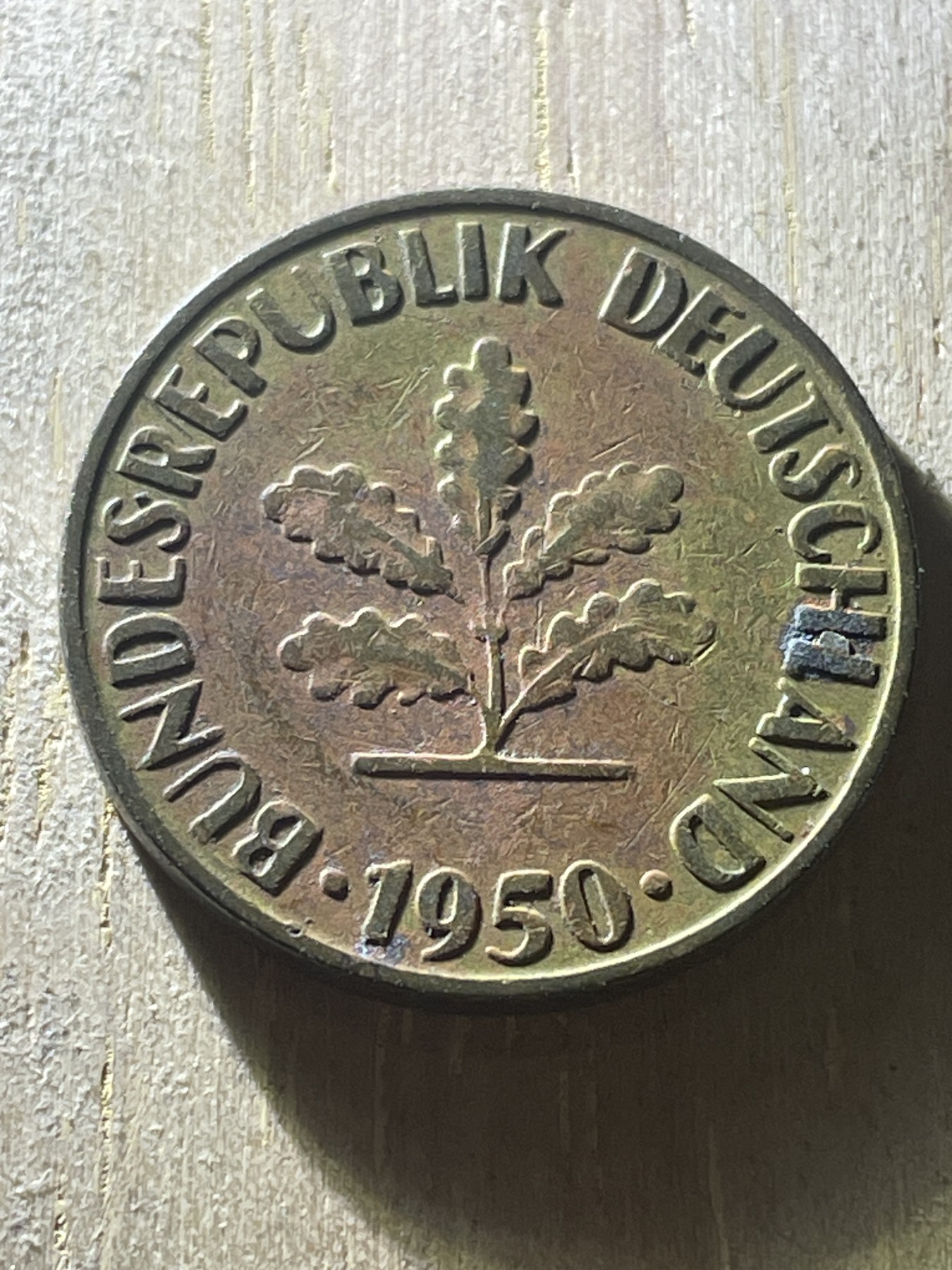 神仙姐姐散币专场第四期（无佣金，预留一期） 1950年德国10芬尼