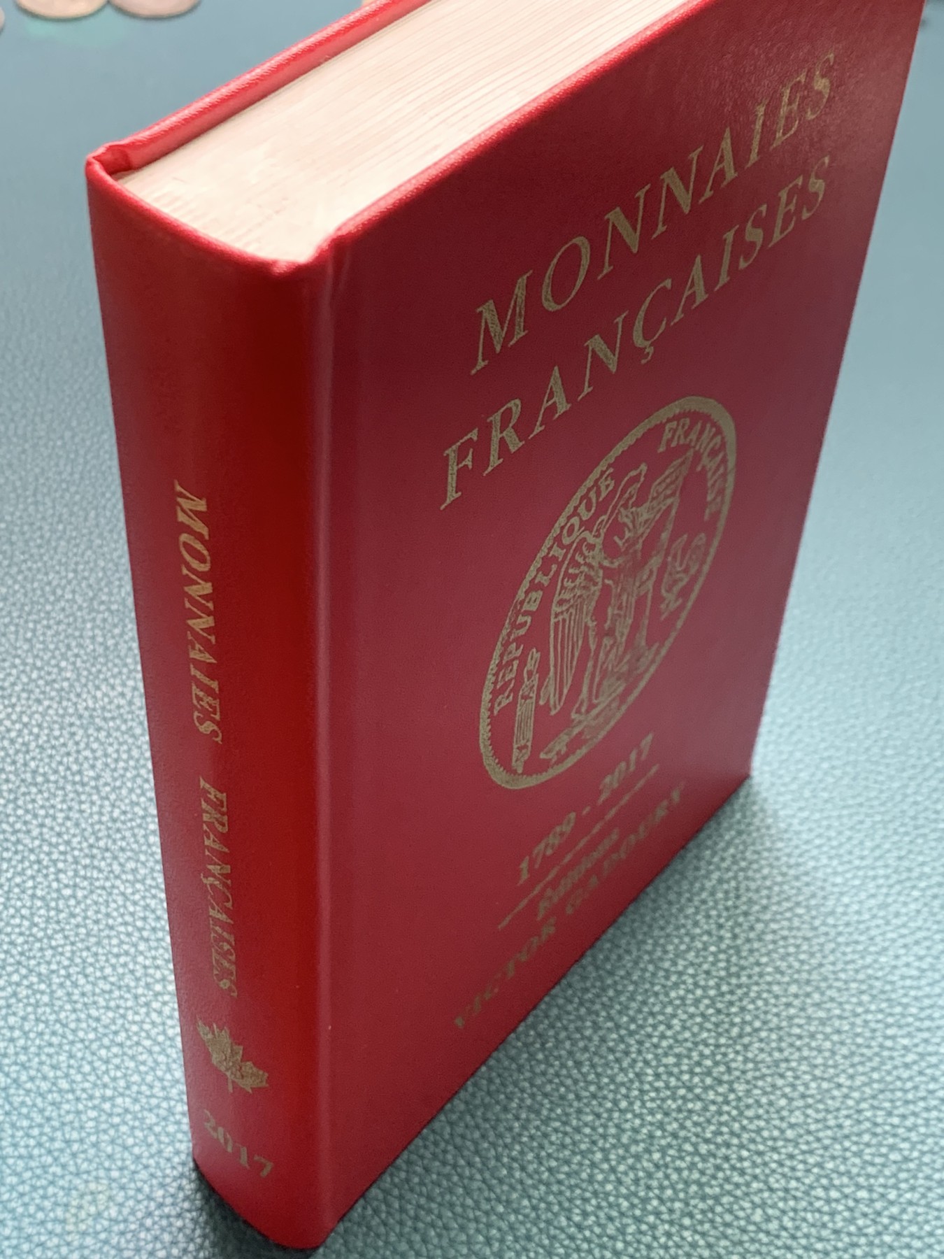 《竞宝斋》第209场-周日，周一 2场 (全场包邮) Gadoury法国硬币目录红皮书(1789-2017) 579页