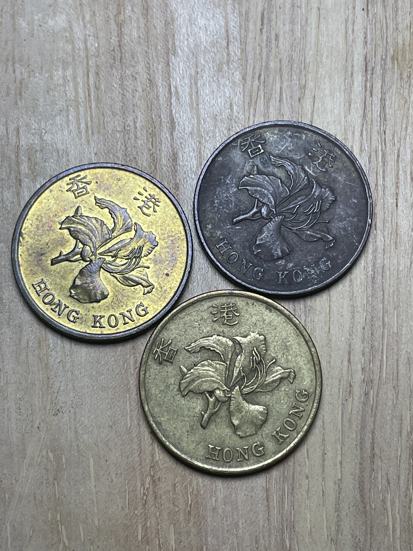 神仙姐姐散币专场第四期（无佣金，预留一期） 香港紫荆花5毫一组